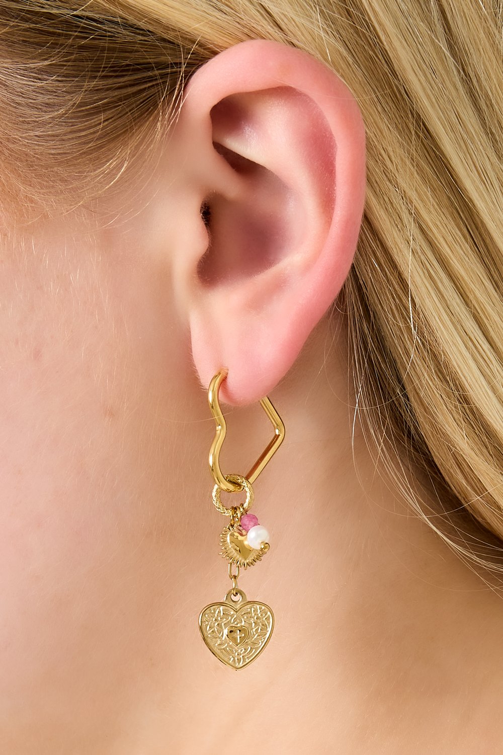 Violet earrings