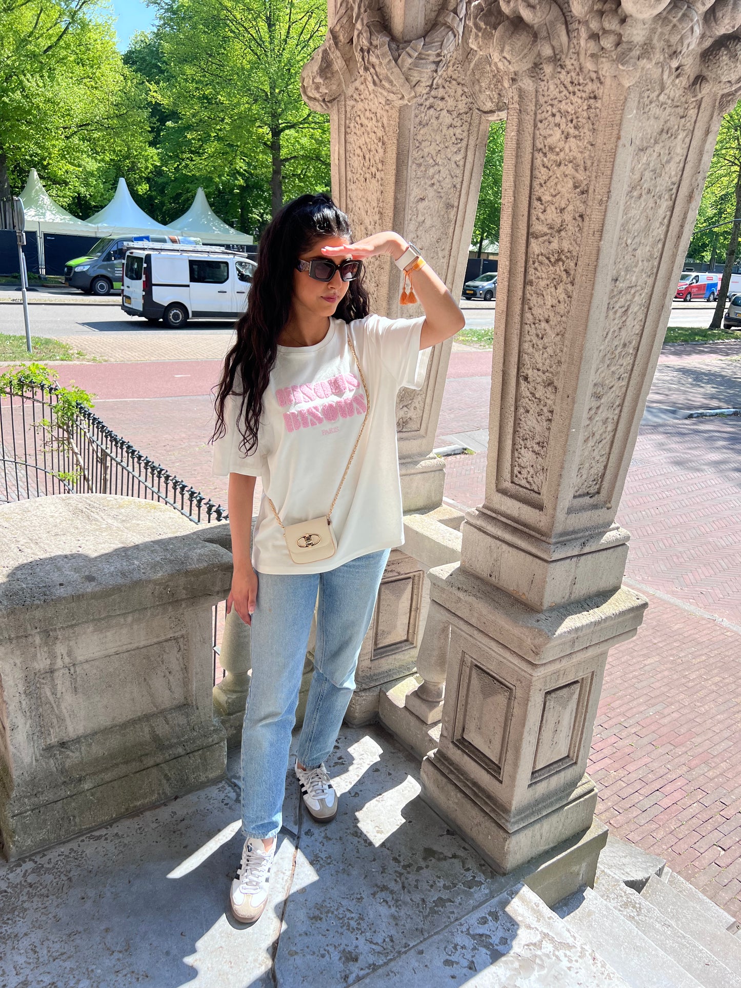 Bisous t-shirt pink