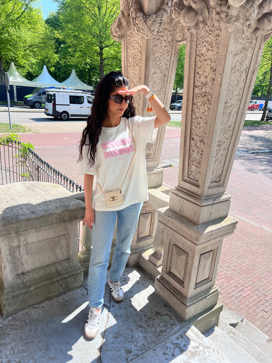 Bisous t-shirt pink