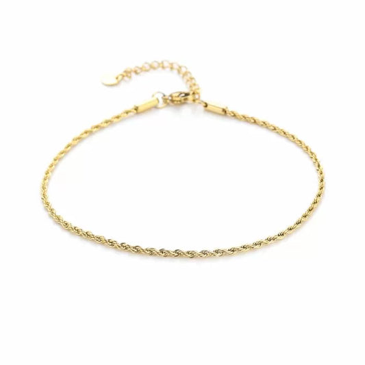 Twisted anklet