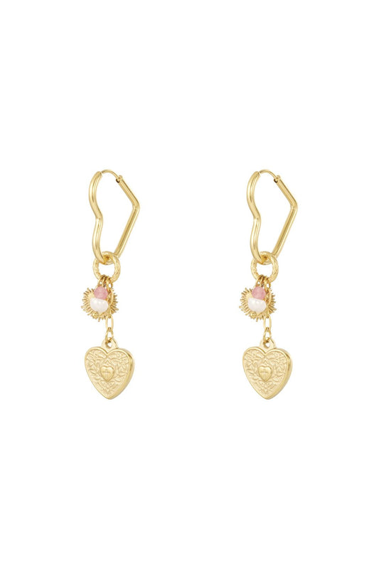 Violet earrings